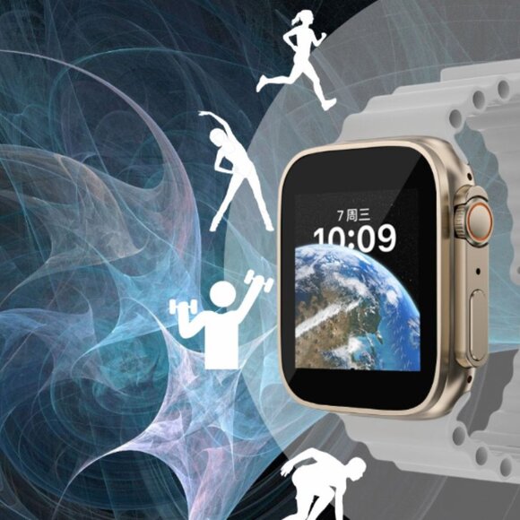 NEW - Fitpro smart watch T500 Ultra with yellow band - Picture 8 of 9